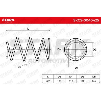 Suspension Spring Stark SKCS-0040425 SKCS-0040425 - photo 5