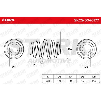 Suspension Spring Stark SKCS-0040177 SKCS-0040177 - photo 6