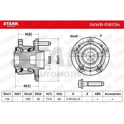 Wheel Bearing Stark SKWB-0181134 SKWB-0181134 - photo 5