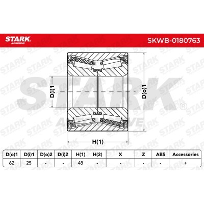 Wheel Bearing Stark SKWB-0180763 SKWB-0180763 - photo 6