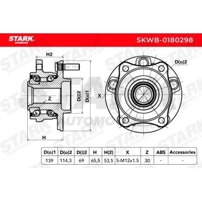 Wheel Bearing Stark SKWB-0180298 SKWB-0180298 - photo 3