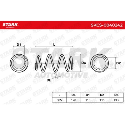 Suspension Spring Stark SKCS-0040242 SKCS-0040242 - photo 6
