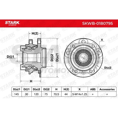 Wheel Bearing Stark SKWB-0180795 SKWB-0180795 - photo 6