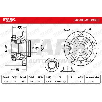 Wheel Bearing Stark SKWB-0180185 SKWB-0180185 - photo 3