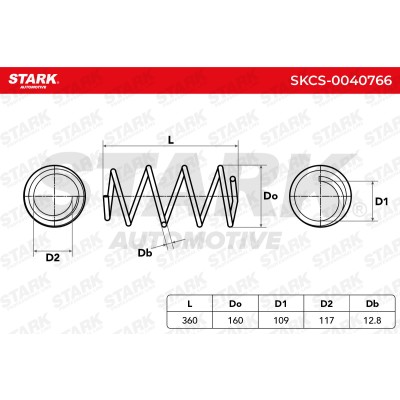 Suspension Spring Stark SKCS-0040766 SKCS-0040766 - photo 5