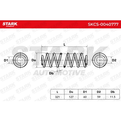 Suspension Spring Stark SKCS-0040777 SKCS-0040777 - photo 6