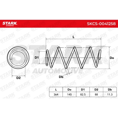 Suspension Spring Stark SKCS-0041258 SKCS-0041258 - photo 4