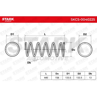Suspension Spring Stark SKCS-0040225 SKCS-0040225 - photo 5