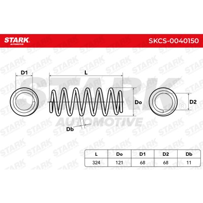 Suspension Spring Stark SKCS-0040150 SKCS-0040150 - photo 6