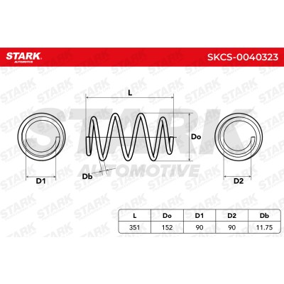 Suspension Spring Stark SKCS-0040323 SKCS-0040323 - photo 6