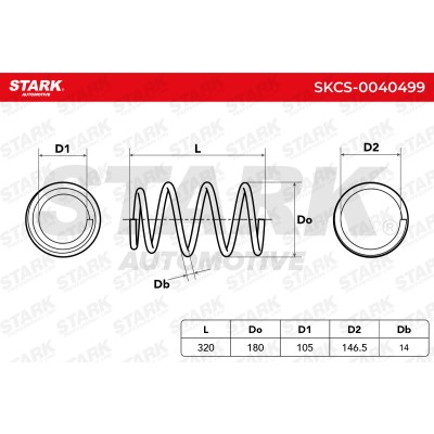 Suspension Spring Stark SKCS-0040499 SKCS-0040499 - photo 5