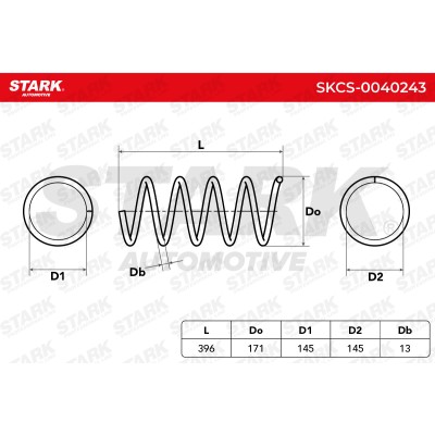 Suspension Spring Stark SKCS-0040243 SKCS-0040243 - photo 6