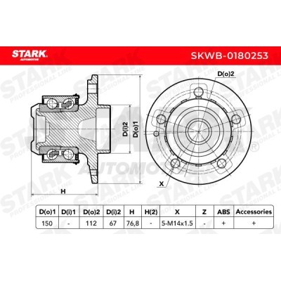 Wheel Bearing Stark SKWB-0180253 SKWB-0180253 - photo 6