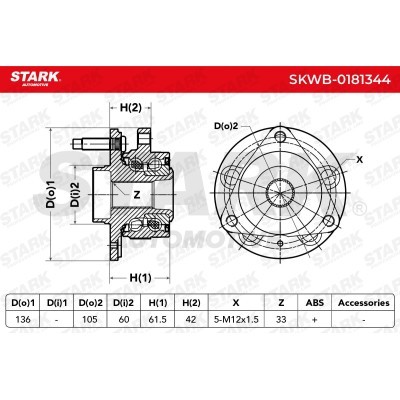 Wheel Bearing Stark SKWB-0181344 SKWB-0181344 - photo 6