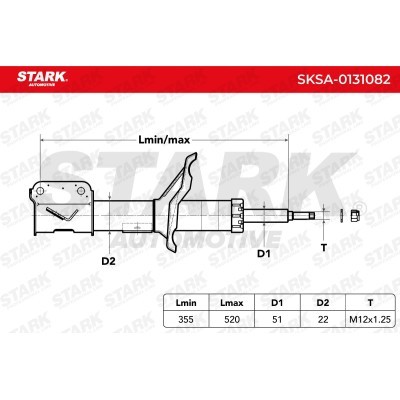Shock Absorber Stark SKSA-0131082 SKSA-0131082 - photo 7