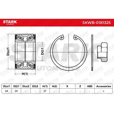 Wheel Bearing Stark SKWB-0181325 SKWB-0181325 - photo 6