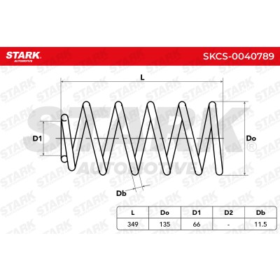 Suspension Spring Stark SKCS-0040789 SKCS-0040789 - photo 5