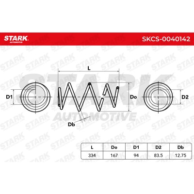 Suspension Spring Stark SKCS-0040142 SKCS-0040142 - photo 5