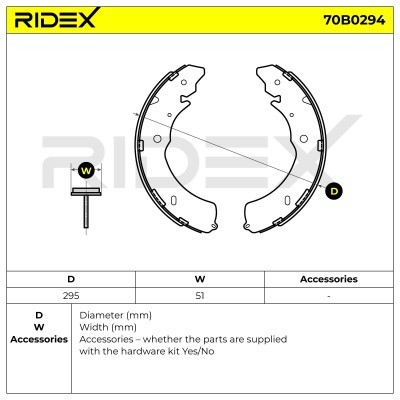 Brake Pads Set RIDEX 70B0294 70B0294 - photo 6