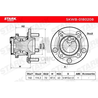 Wheel Bearing Stark SKWB-0180208 SKWB-0180208 - photo 4