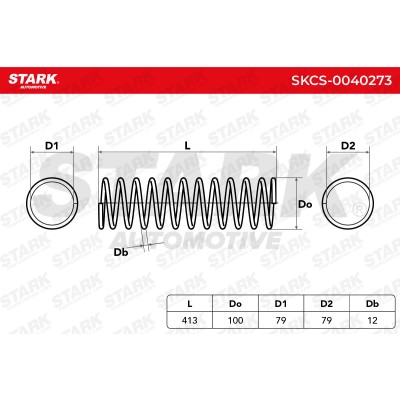 Suspension Spring Stark SKCS-0040273 SKCS-0040273 - photo 4
