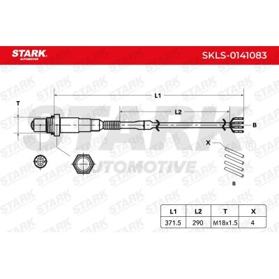 Lambda (Oxygen) Sensor Stark SKLS-0141083 SKLS-0141083 - photo 5