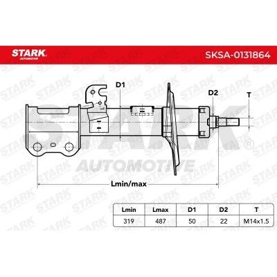 Shock Absorber Stark SKSA-0131864 SKSA-0131864 - photo 3