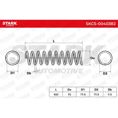 Suspension Spring Stark SKCS-0040382 SKCS-0040382 - photo 5
