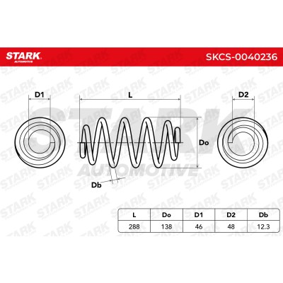Suspension Spring Stark SKCS-0040236 SKCS-0040236 - photo 6