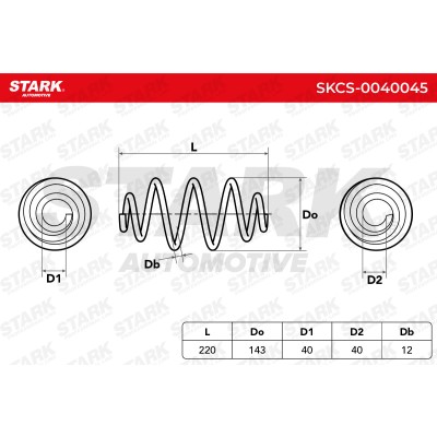 Suspension Spring Stark SKCS-0040045 SKCS-0040045 - photo 6