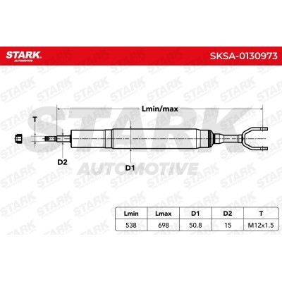 Shock Absorber Stark SKSA-0130973 SKSA-0130973 - photo 3