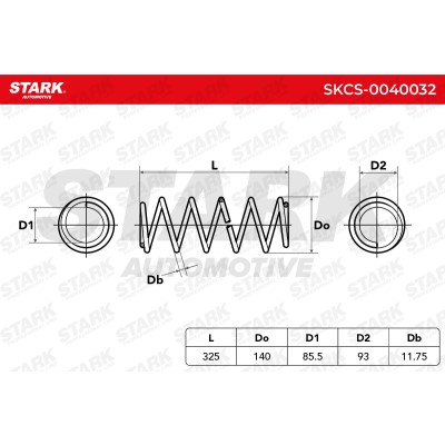 Suspension Spring Stark SKCS-0040032 SKCS-0040032 - photo 6