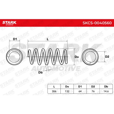 Suspension Spring Stark SKCS-0040560 SKCS-0040560 - photo 5