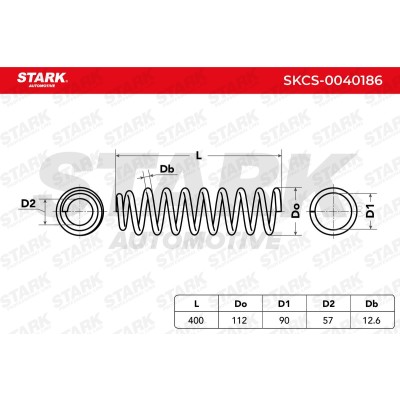 Suspension Spring Stark SKCS-0040186 SKCS-0040186 - photo 5