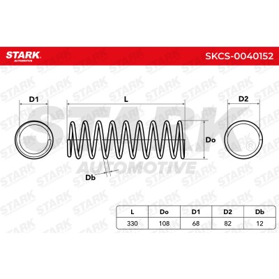 Suspension Spring Stark SKCS-0040152 SKCS-0040152 - photo 6