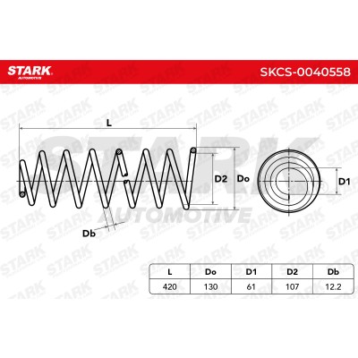 Suspension Spring Stark SKCS-0040558 SKCS-0040558 - photo 8