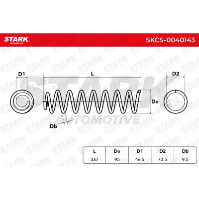 Suspension Spring Stark SKCS-0040143 SKCS-0040143 - photo 5