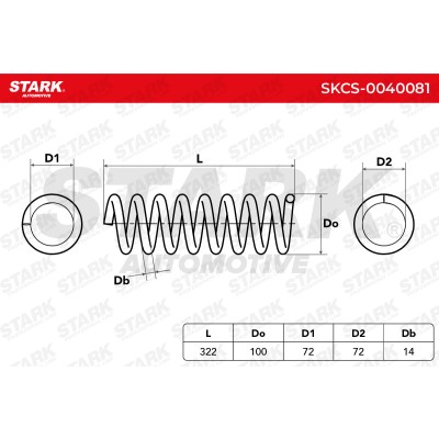 Suspension Spring Stark SKCS-0040081 SKCS-0040081 - photo 6