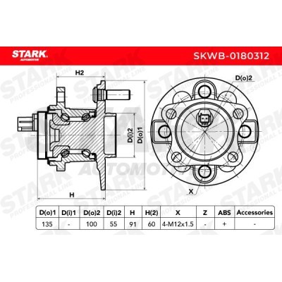 Wheel Bearing Stark SKWB-0180312 SKWB-0180312 - photo 3