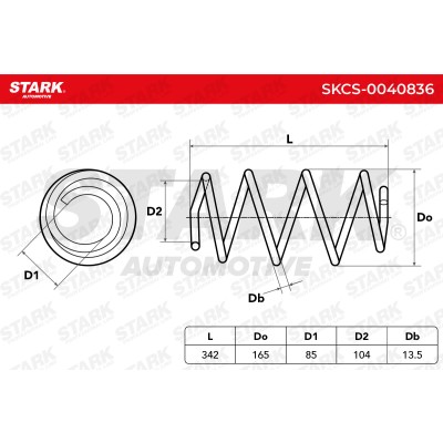 Suspension Spring Stark SKCS-0040836 SKCS-0040836 - photo 4