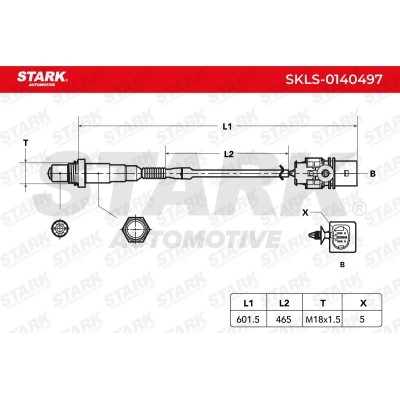 Lambda (Oxygen) Sensor Stark SKLS-0140497 SKLS-0140497 - photo 7