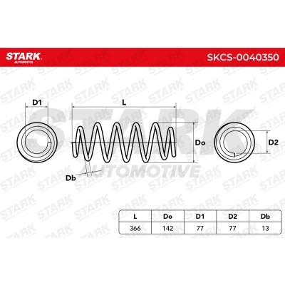 Suspension Spring Stark SKCS-0040350 SKCS-0040350 - photo 6