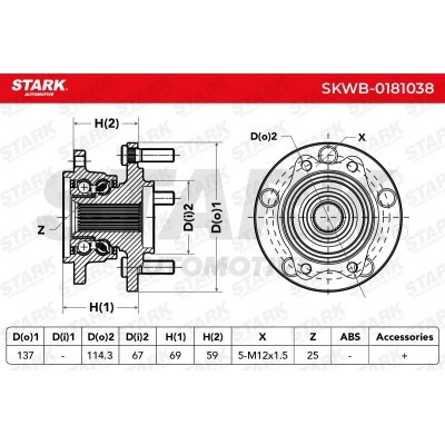 Wheel Bearing Stark SKWB-0181038 SKWB-0181038 - photo 8