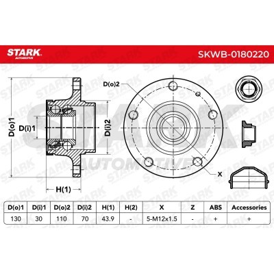 Wheel Bearing Stark SKWB-0180220 SKWB-0180220 - photo 3