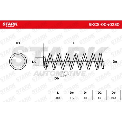 Suspension Spring Stark SKCS-0040230 SKCS-0040230 - photo 6