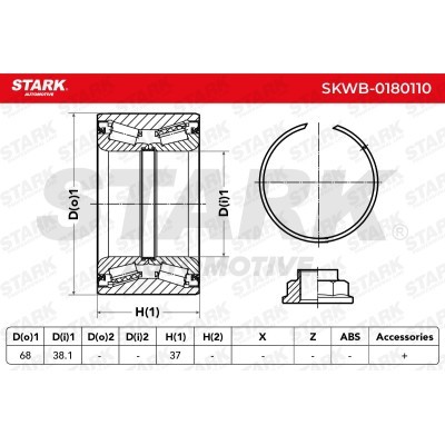 Wheel Bearing Stark SKWB-0180110 SKWB-0180110 - photo 3