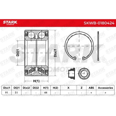 Wheel Bearing Stark SKWB-0180424 SKWB-0180424 - photo 2
