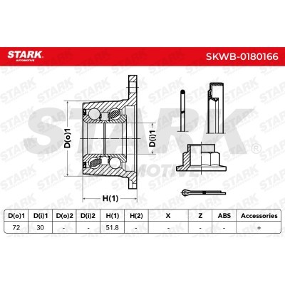 Wheel Bearing Stark SKWB-0180166 SKWB-0180166 - photo 4