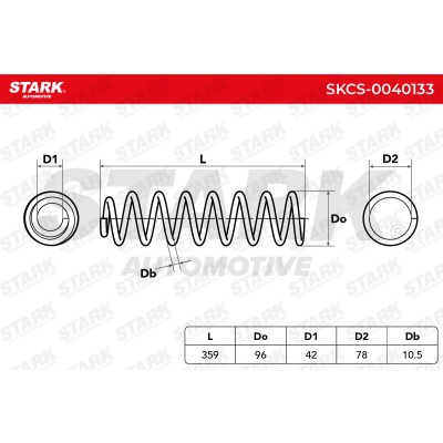 Suspension Spring Stark SKCS-0040133 SKCS-0040133 - photo 5
