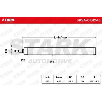 Shock Absorber Stark SKSA-0131943 SKSA-0131943 - photo 6